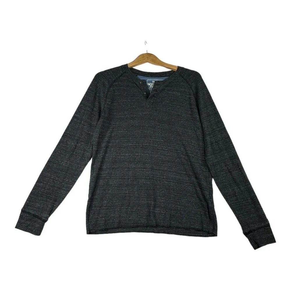 The North Face Mens Long Sleeve Shirt size Medium Gray